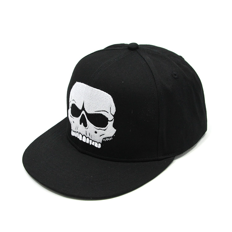Custom Skull Embroidered Snapback Hats,Chinese Hat factory Dongguan Suntrends