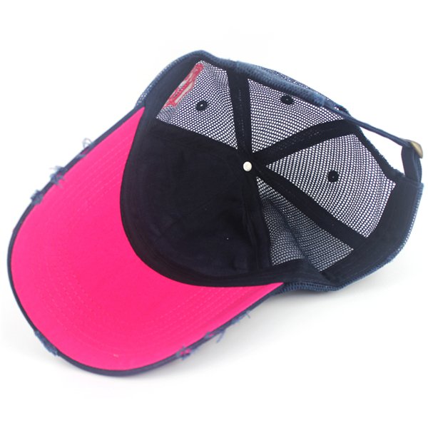 Embroidery distressed trucker cap manufacturer in Guangdong