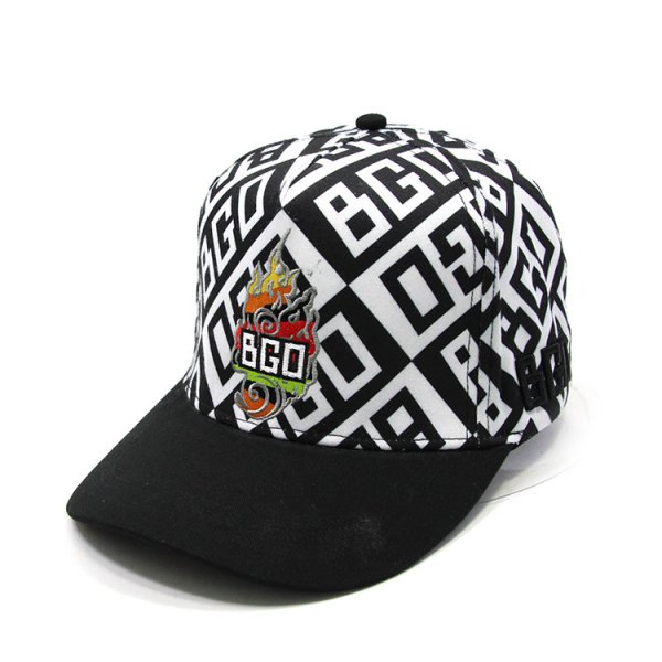 Custom Cool BGO Arabesquitic Snapback Hats,Colorful Embroidered LOGO